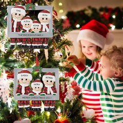 DIY Christmas Family Hanging Ornament Decorations - Christmas Decor - Ornament - Festive Fancies