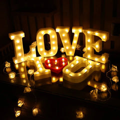 Alphabet Letter LED Lights - Buy 4 Get 25% Off!