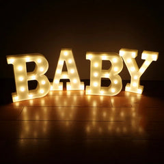 Alphabet Letter LED Lights - Buy 4 Get 25% Off!