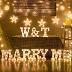 Alphabet Letter LED Lights - Buy 4 Get 25% Off!
