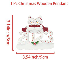 DIY Christmas Family Hanging Ornament Decorations - Christmas Decor - Ornament - Festive Fancies