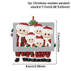 DIY Christmas Family Hanging Ornament Decorations - Christmas Decor - Ornament - Festive Fancies