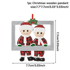 DIY Christmas Family Hanging Ornament Decorations - Christmas Decor - Ornament - Festive Fancies