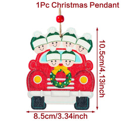 DIY Christmas Family Hanging Ornament Decorations - Christmas Decor - Ornament - Festive Fancies