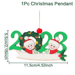 DIY Christmas Family Hanging Ornament Decorations - Christmas Decor - Ornament - Festive Fancies