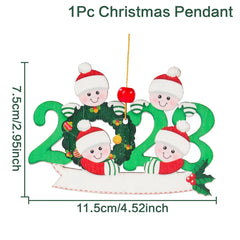 DIY Christmas Family Hanging Ornament Decorations - Christmas Decor - Ornament - Festive Fancies