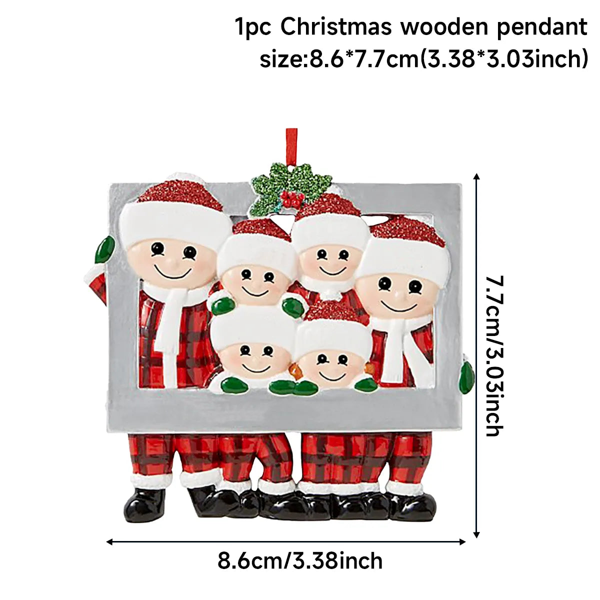 DIY Christmas Family Hanging Ornament Decorations - Christmas Decor - Ornament - Festive Fancies