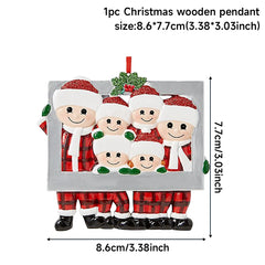 DIY Christmas Family Hanging Ornament Decorations - Christmas Decor - Ornament - Festive Fancies