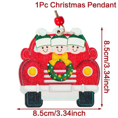 DIY Christmas Family Hanging Ornament Decorations - Christmas Decor - Ornament - Festive Fancies