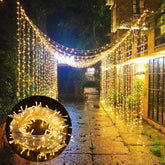 10-100M LED String Fairy Lights Indoor Outdoor Wedding Garland Light Waterproof Christmas Party Decoration EU/UK/US/AU Plug - Festive Fancies