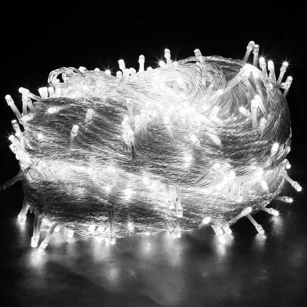 10-100M LED String Fairy Lights Indoor Outdoor Wedding Garland Light Waterproof Christmas Party Decoration EU/UK/US/AU Plug - Festive Fancies