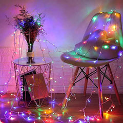 10-100M LED String Fairy Lights Indoor Outdoor Wedding Garland Light Waterproof Christmas Party Decoration EU/UK/US/AU Plug - Festive Fancies