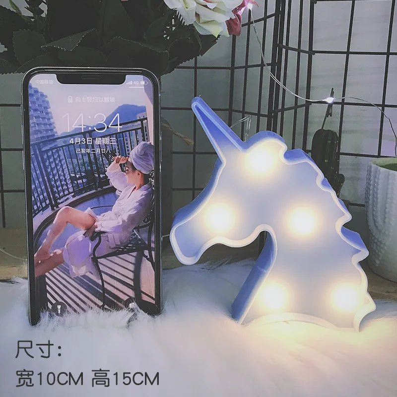Mini LED Table Night Light Lamp 3D Shapes, Battery-Operated - Christmas Decor - Lights - Festive Fancies
