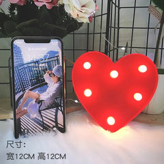 Mini LED Table Night Light Lamp 3D Shapes, Battery-Operated - Christmas Decor - Lights - Festive Fancies