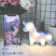 Mini LED Table Night Light Lamp 3D Shapes, Battery-Operated - Christmas Decor - Lights - Festive Fancies