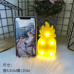 Mini LED Table Night Light Lamp 3D Shapes, Battery-Operated - Christmas Decor - Lights - Festive Fancies