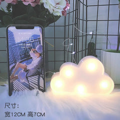 Mini LED Table Night Light Lamp 3D Shapes, Battery-Operated - Christmas Decor - Lights - Festive Fancies