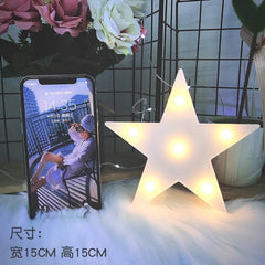 Mini LED Table Night Light Lamp 3D Shapes, Battery-Operated - Christmas Decor - Lights - Festive Fancies