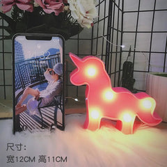 Mini LED Table Night Light Lamp 3D Shapes, Battery-Operated - Christmas Decor - Lights - Festive Fancies