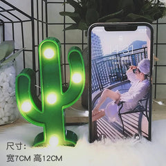 Mini LED Table Night Light Lamp 3D Shapes, Battery-Operated - Christmas Decor - Lights - Festive Fancies
