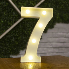 Alphabet Letter LED Lights - Festive Fancies