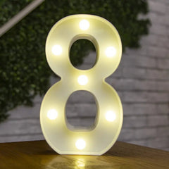 Alphabet Letter LED Lights - Festive Fancies