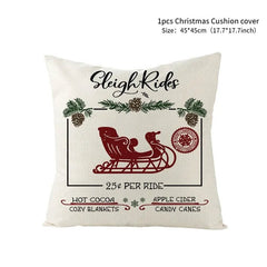 Christmas Cushion Throw Pillow Cover - Farm House - Festive Fancies