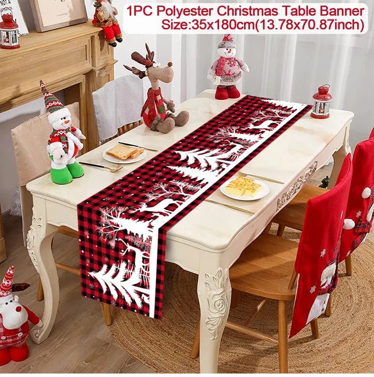 Christmas Table Runners - Plaid - Festive Fancies
