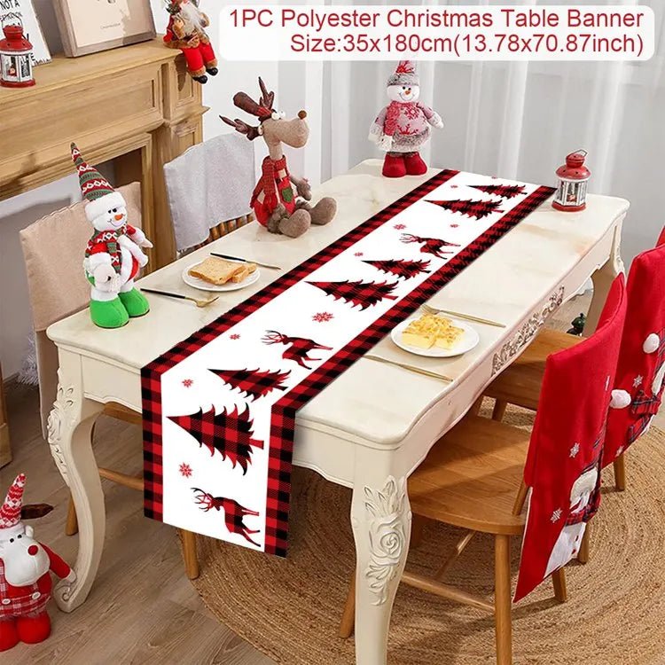 Christmas Table Runners - Plaid - Festive Fancies