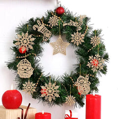 Christmas Tree Decoration Glitter Hanging Ornaments 20/42pcs - Festive Fancies