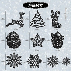 Christmas Tree Decoration Glittery Hanging Ornaments 20/42pcs - Festive Fancies