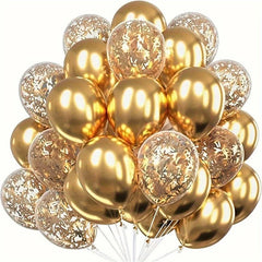 Confetti Latex Balloons For Party Decoration 30pcs - Festive Fancies