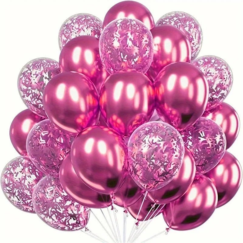 Confetti Latex Balloons For Party Decoration 30pcs - Festive Fancies