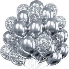Confetti Latex Balloons For Party Decoration 30pcs - Festive Fancies