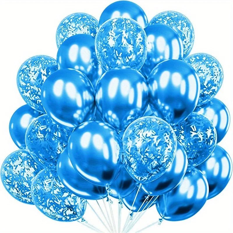 Confetti Latex Balloons For Party Decoration 30pcs - Festive Fancies