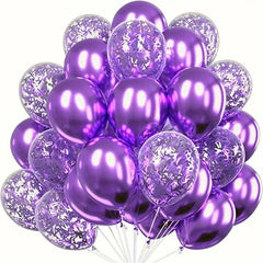 Confetti Latex Balloons For Party Decoration 30pcs - Festive Fancies