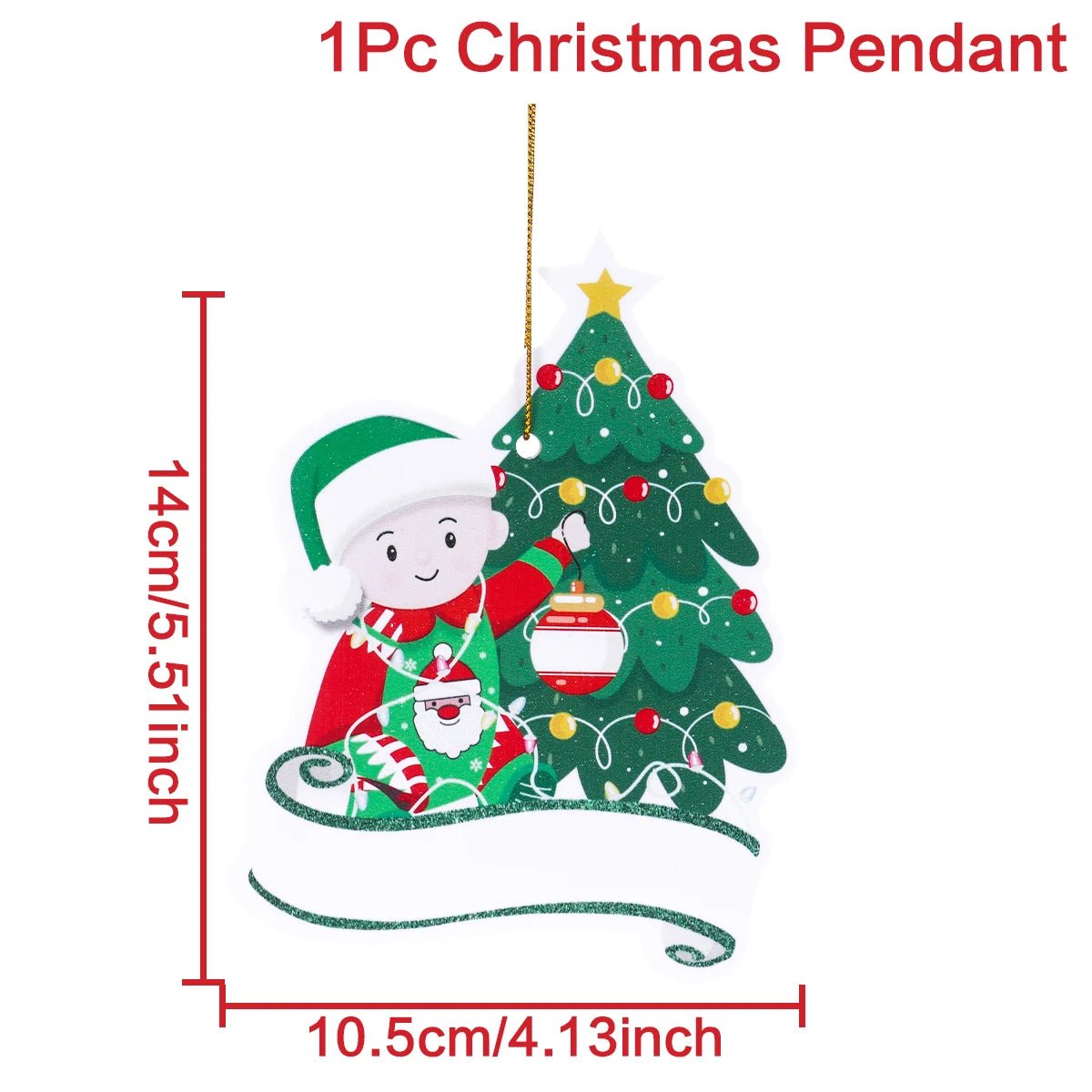 DIY Christmas Family Hanging Ornament Decorations - Christmas Decor - Ornament - Festive Fancies