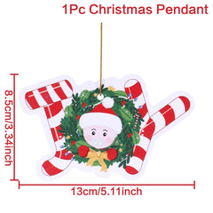 DIY Christmas Family Hanging Ornament Decorations - Christmas Decor - Ornament - Festive Fancies