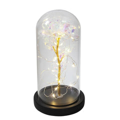 Galaxy Rose Artificial Flower (Beauty and the Beast Rose LED Light) - Festive Fancies