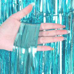 Glitter Tinsel Fringe Backdrop Curtain for Party Decorations - Festive Fancies