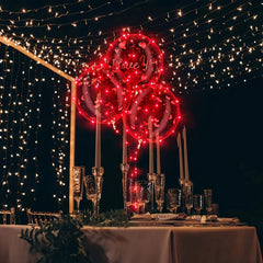 Glowing Transparent "I Love You" Balloon for Valentine's Day - Festive Fancies