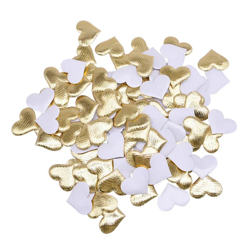 Heart Petals Confetti for Wedding Toss Table Decor Photography Props (100pcs) - Festive Fancies