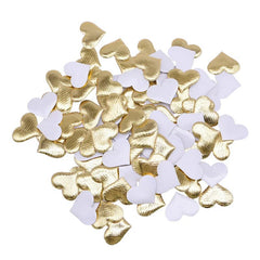 Heart Petals Confetti for Wedding Toss Table Decor Photography Props (100pcs) - Festive Fancies
