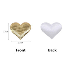 Heart Petals Confetti for Wedding Toss Table Decor Photography Props (100pcs) - Festive Fancies