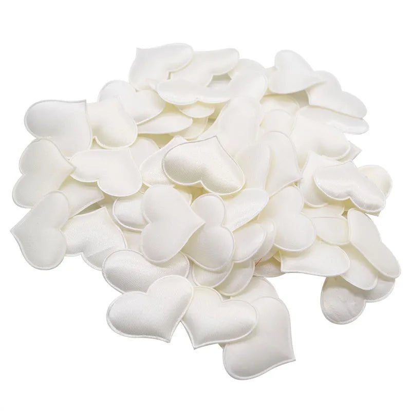 Heart Petals Confetti for Wedding Toss Table Decor Photography Props (100pcs) - Festive Fancies
