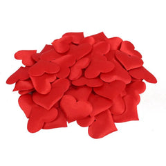 Heart Petals Confetti for Wedding Toss Table Decor Photography Props (100pcs) - Festive Fancies