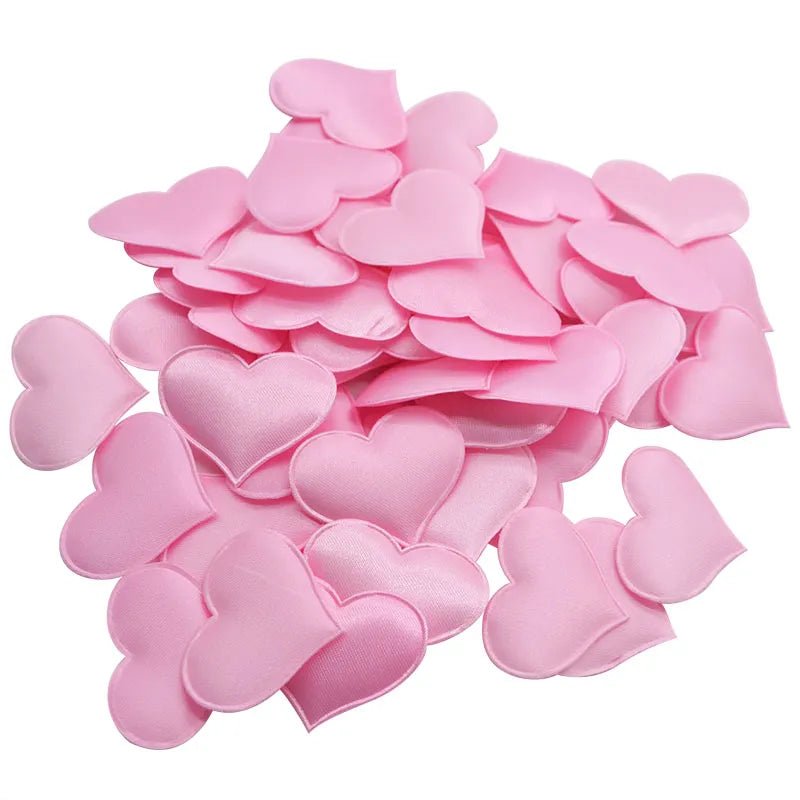 Heart Petals Confetti for Wedding Toss Table Decor Photography Props (100pcs) - Festive Fancies