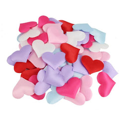 Heart Petals Confetti for Wedding Toss Table Decor Photography Props (100pcs) - Festive Fancies