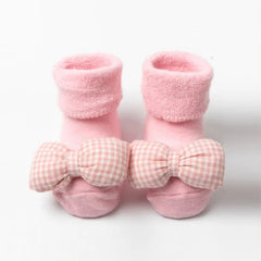 Kids Children's Socks for Girls Boys Non-slip Print Cotton - Festive Fancies