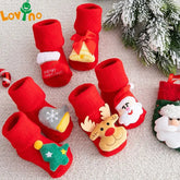 Kids Children's Socks for Girls Boys Non-slip Print Cotton - Festive Fancies